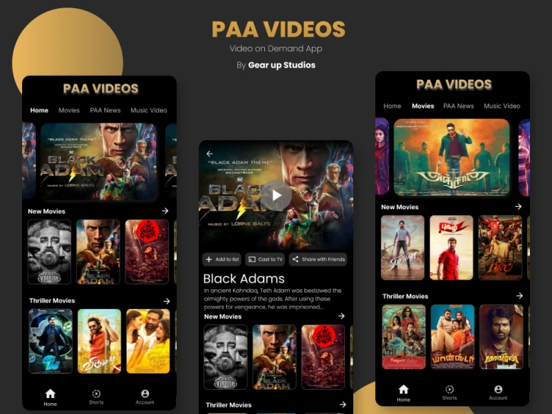 PAA Videos - Video On Demand App